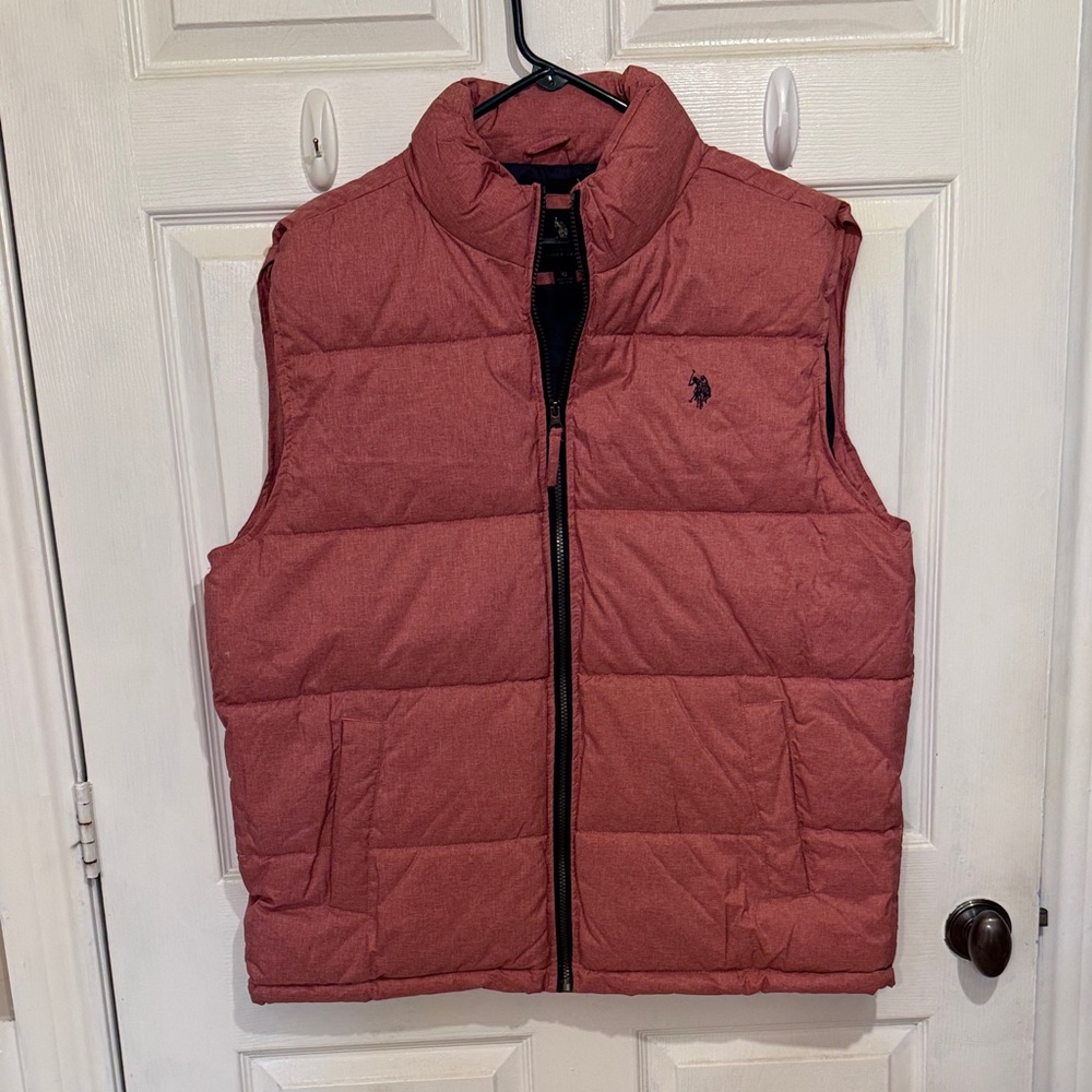 U.S. Polo Assn. Red and Navy Jacket